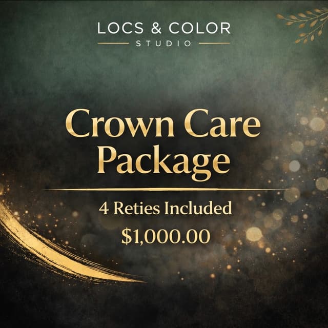 4 Retie Package at Locs & Color Studio in Norwalk, CT